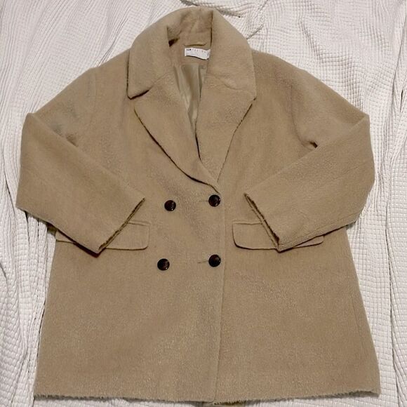 ASOS Cream Teddy Jacket - Picture 1 of 8